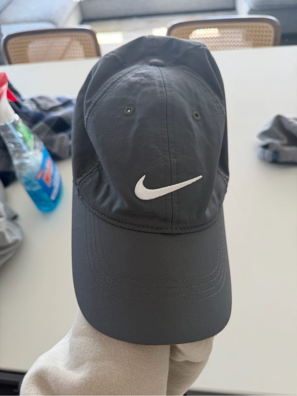 Nike Men's Black Swoosh Dryfit Hat